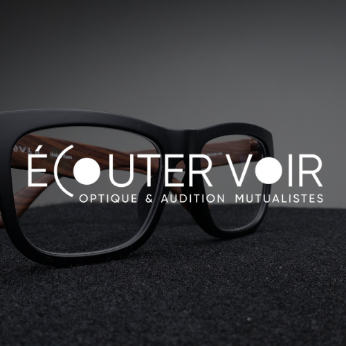 Logo Ecouter voir blanc