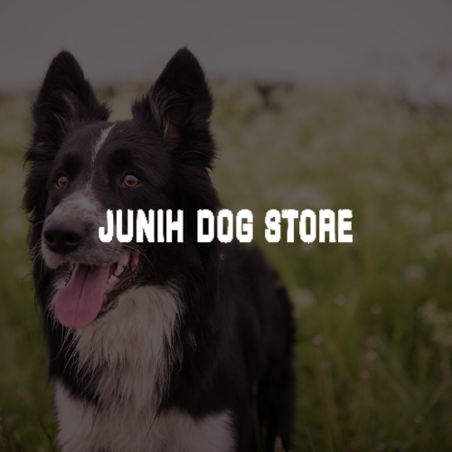 Logo Junih Dog Store blanc