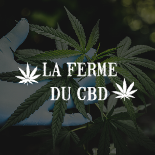 Logo La ferme du CBD blanc