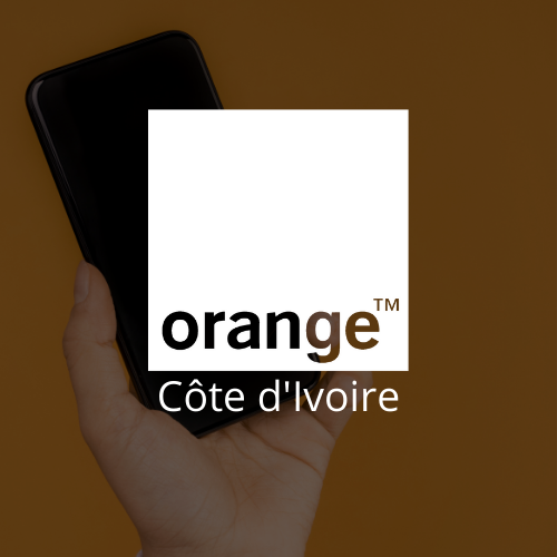 Logo blanc Orange CI